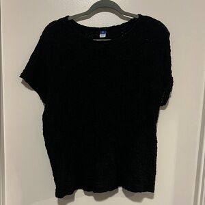 Old Navy Black Short Sleeve Top